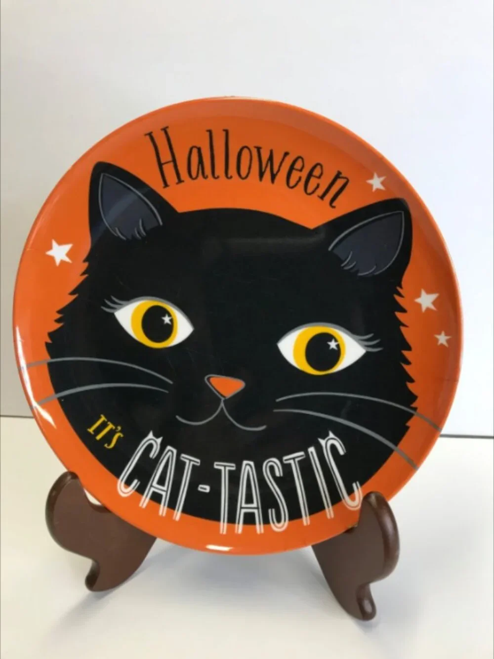 Lot of 4 Pottery Barn Kids Rare Halloween Melamine Plates